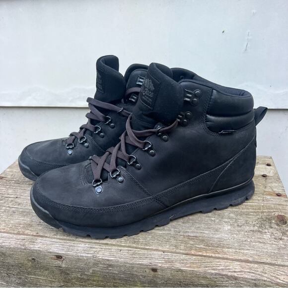 The North Face Back To Berkeley Redux Leather Boots Black NF00CDL0 Size 12 main image 6